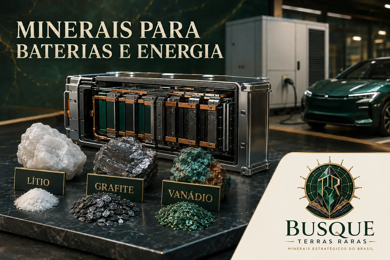 Minerais para baterias e energia